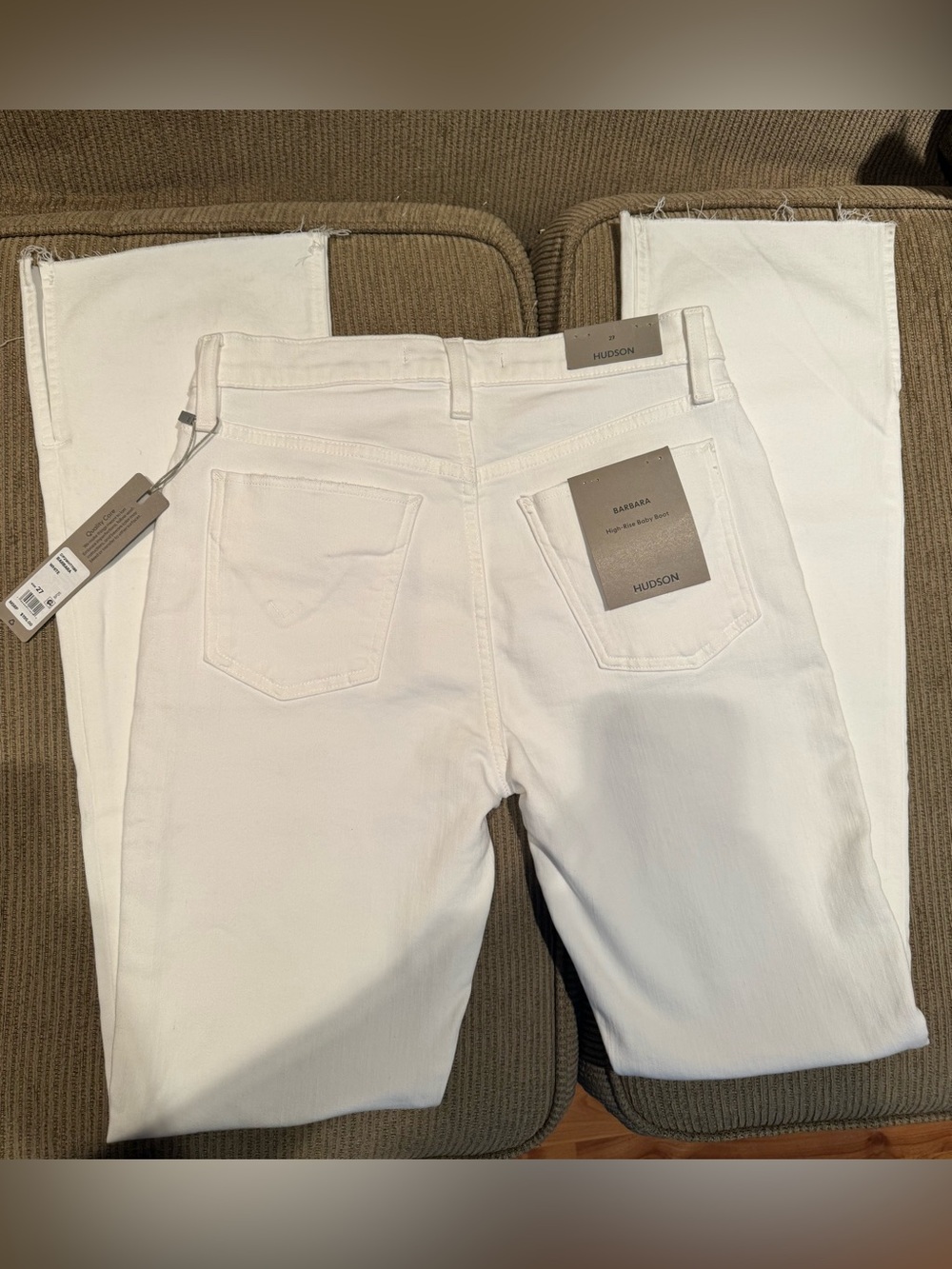 Hudson Barbara High-Rise White Jeans